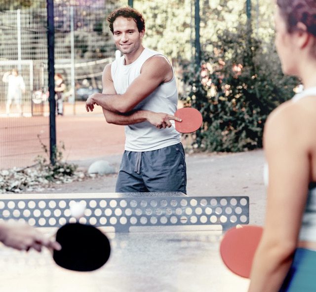Tischtennis Tischtennis in der Stadt