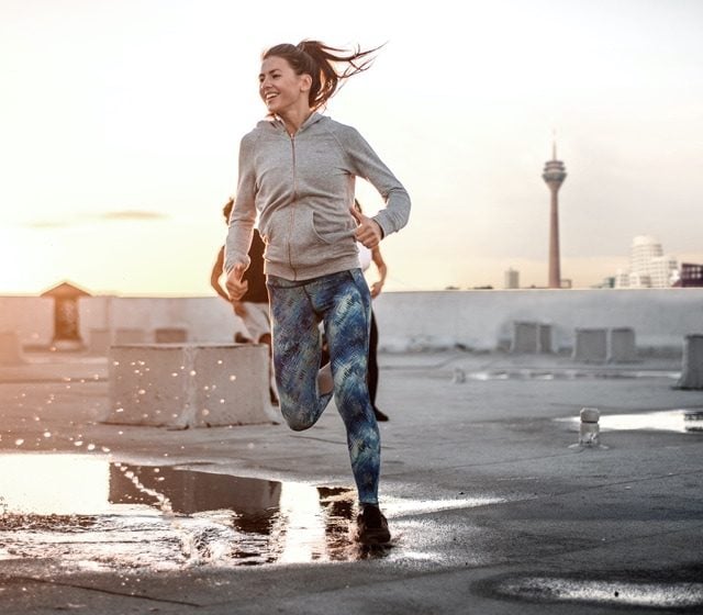 Parkdeck Lauftraining in Düsseldorf